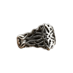 Anneau En Argent Pour Homme - Bijou Vintage à Formes Géométriques