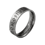 Anneau Rune Nordique En Acier Inoxydable De Qualité