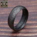 Anneau Rune Nordique En Acier Inoxydable De Qualité - Modèle 4 / 54.4 Mm