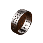 anneau rune nordique en acier inoxydable de qualite modele 6 54 4 mm roas250 111 1