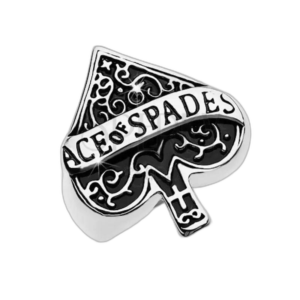 Bague Acier Ace Of Spades: Style Rock Et Tendance - 55.3 Mm / Argent