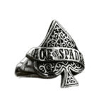 bague acier ace of spades style rock et tendance roas250 591 1