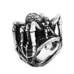 Bague Acier Araignée: Mystère Et Durabilité Grâce à L’acier Inoxydable - Modèle 2 / 54 Mm