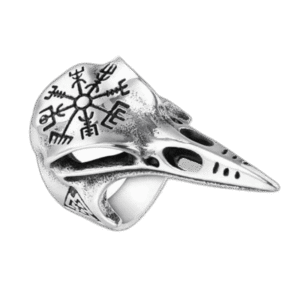 bague acier crane de corbeau affichez votre individualite 54 mm roas300 477 1