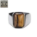 Bague Acier œil De Tigre: Le Bijou Idéal