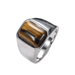 Bague Acier œil De Tigre: Le Bijou Idéal