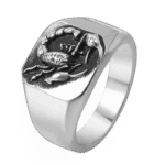Bague Acier Scorpion: Affirmez Votre Style Punk Rock