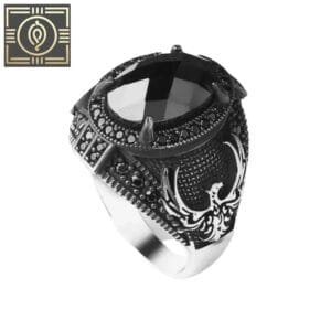 Bague Aigle Gravé: Majestueuse Et Robuste - 56 Mm