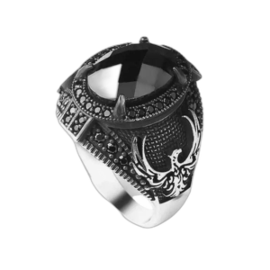 Bague Aigle Gravé: Majestueuse Et Robuste - 56 Mm