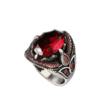 bague ancienne argent avec pierre rouge leclat vintage eminent roas300 400 1