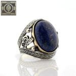 Bague Ancienne Lapis Lazuli: Luxe Et Bien-être - 55 Mm