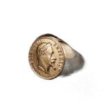bague anneau en acier inoxydable avec piece dor de 10 francs roas300 100 1