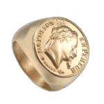 bague anneau en acier inoxydable avec piece dor de 10 francs roas300 685 1