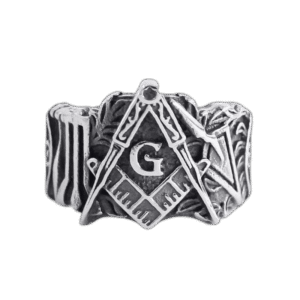 bague anneau franc macon en acier metal joaillerie fine sculptee 57 mm roas250 816 1 1