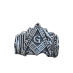 bague anneau franc macon en acier metal joaillerie fine sculptee roas250 445 1