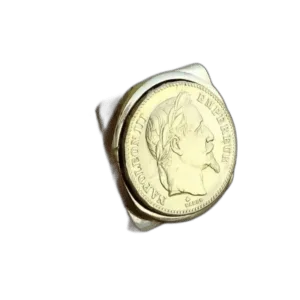 Bague Anneau Napoléon Iii En Acier Inoxydable - 54 Mm