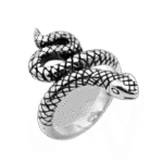 bague anneau serpent en acier inoxydable ideale pour toutes occasions modele 10 51 9 969 1