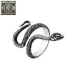 Bague Anneau Serpent En Acier Inoxydable: Idéale Pour Toutes Occasions - Modèle 3 / 51.9 Mm