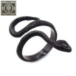 Bague Anneau Serpent En Acier Inoxydable: Idéale Pour Toutes Occasions - Modèle 6 / 51.9 Mm