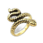bague anneau serpent en acier inoxydable ideale pour toutes occasions modele 9 51 9 109 1