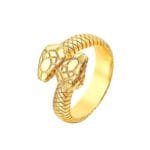 Bague Anneau Serpent En Acier Inoxydable: Idéale Pour Toutes Occasions