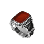 bague arabesque argent pierre rouge eclat oriental vibrante 58 mm roas300 881 1