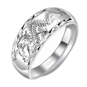 bague argent dragon laccessoire qui fait sensation redimensionnable roas300 810 1