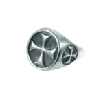 Bague Argent Homme Croix Des Templiers