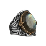 Bague Argent Labradorite Homme: élégance Et Originalité