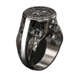Bague Argent Massif Templiers : Symbole De Force Et De Luxe