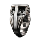 Bague Argent Massif Templiers: Symbole De Force Et De Luxe