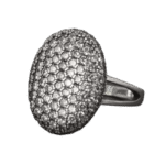 Bague Argent Ovale Zircon