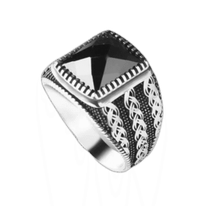 bague argent pierre noire carree elegance audacieuse 56 mm roas300 627 1