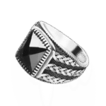 bague argent pierre noire carree elegance audacieuse roas300 283 1