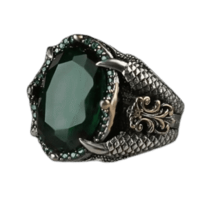 bague argent pierre ovale eblouissante 56 mm roas400 609 1