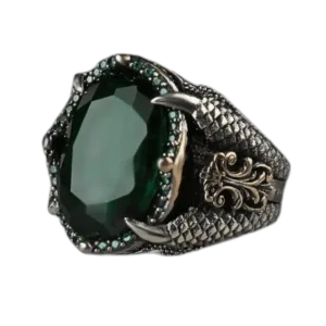 Bague Argent Pierre Ovale éblouissante 3 Bague Argent Pierre Ovale éblouissante - 56 Mm