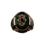 bague argent zircon vert luxe et elegance roas400 732 2