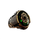 Bague Argent Zircon Vert: Luxe Et élégance