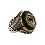 bague argent zircon vert luxe et elegance vert 70 mm roas400 779 2