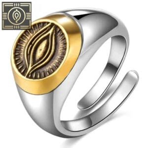 Bague Avec œil De Dieu: Symbolique En Qualité Supérieure - Redimensionnable