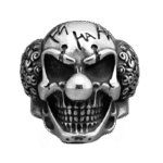 bague biker clown audace et individualite argent 54 4 mm roas200 924 1