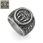 Bague Blason Patte D’ours: Affirmez Votre Courage! - 54.4 Mm