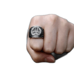 Bague Blason Patte D’ours: Affirmez Votre Courage!