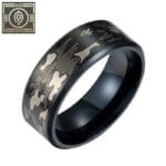 Bague Camouflage En Acier Inoxydable: L’aventure Au Doigt! - 51.9 Mm