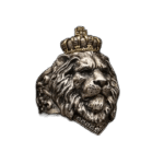 bague chevaliere acier roi lion bicolore et imposante roas200 773 1