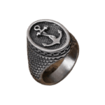 Bague Chevalière Ancre Marine: Un Cadeau Impressionnant!