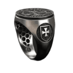bague chevaliere argent cachet templier roas400 694 1