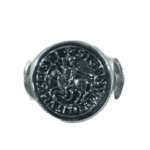 bague chevaliere argent rhodie face ronde chevalier templier 54 4 mm roas400 572 1