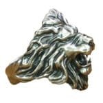 Bague Chevalière Argent Sterling Tête De Lion