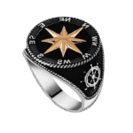 bague chevaliere avec face ronde boussole roas400 363 1